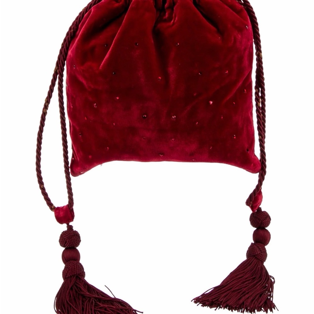 Moschino Red Velvet Mini Bag‎